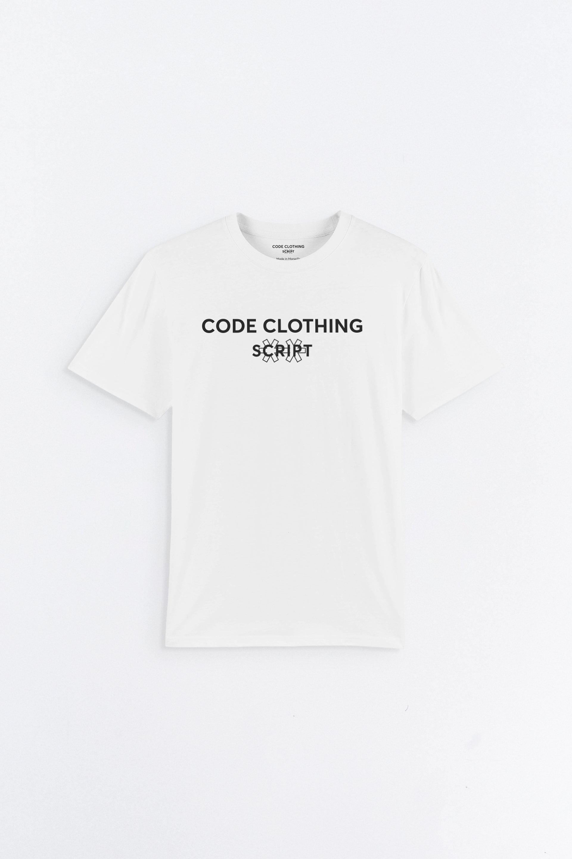 SCRIPT ANCESTRAL T-SHIRT IN COTTON JERSEY