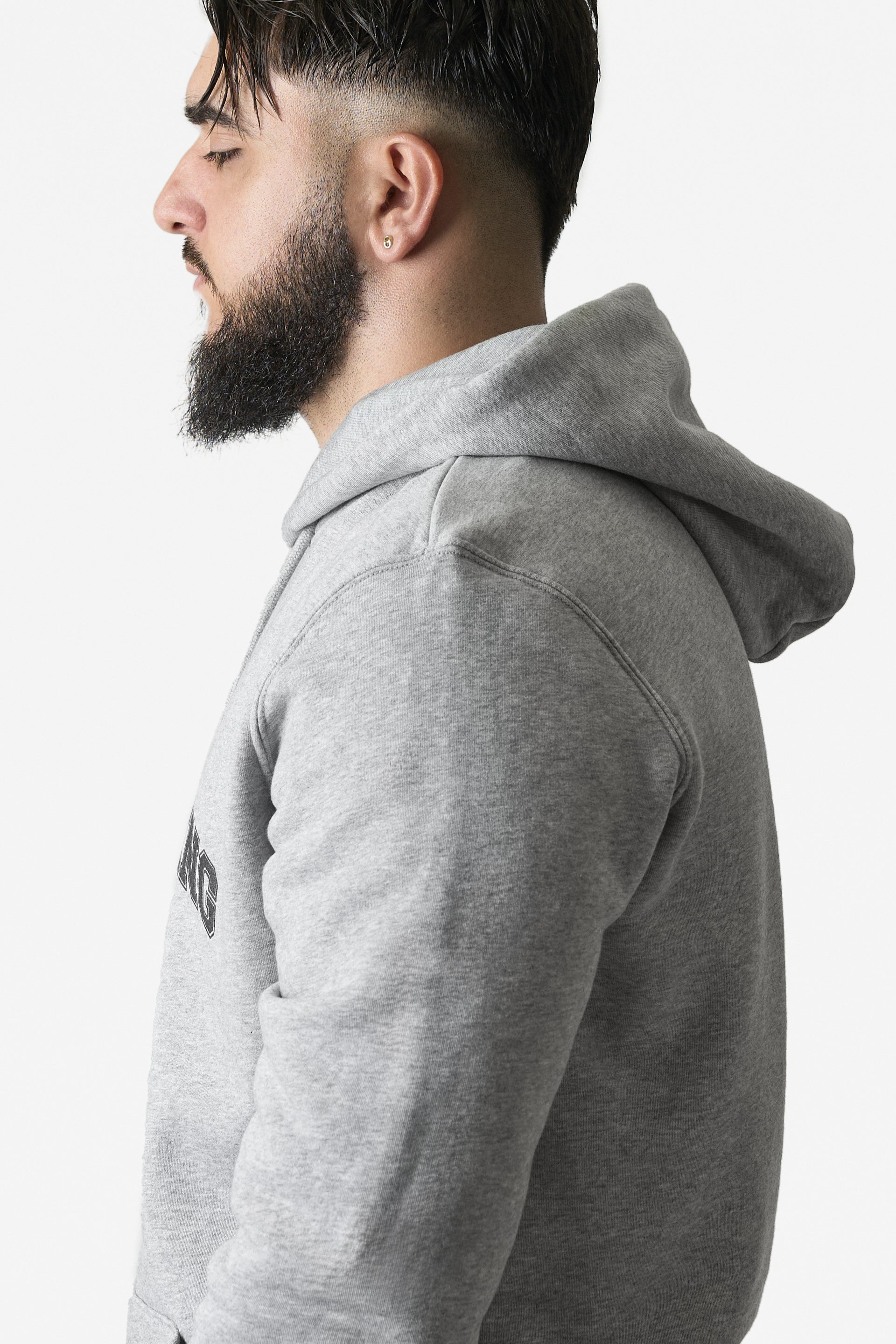 HOODIE OLD SCHOOL MOLLETON COTON