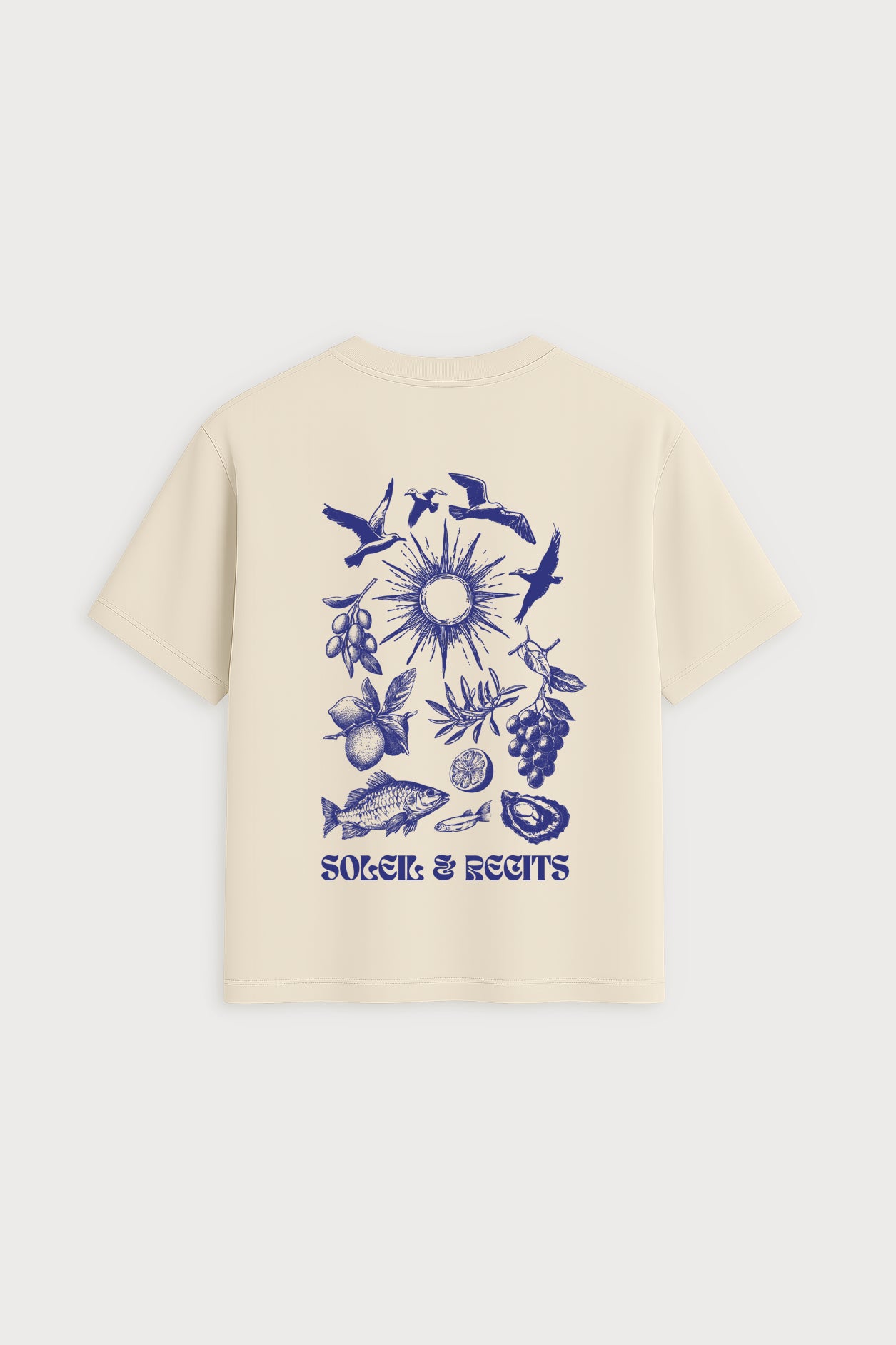 T-SHIRT OVERSIZE SOLEIL & RÉCITS JERSEY COTON