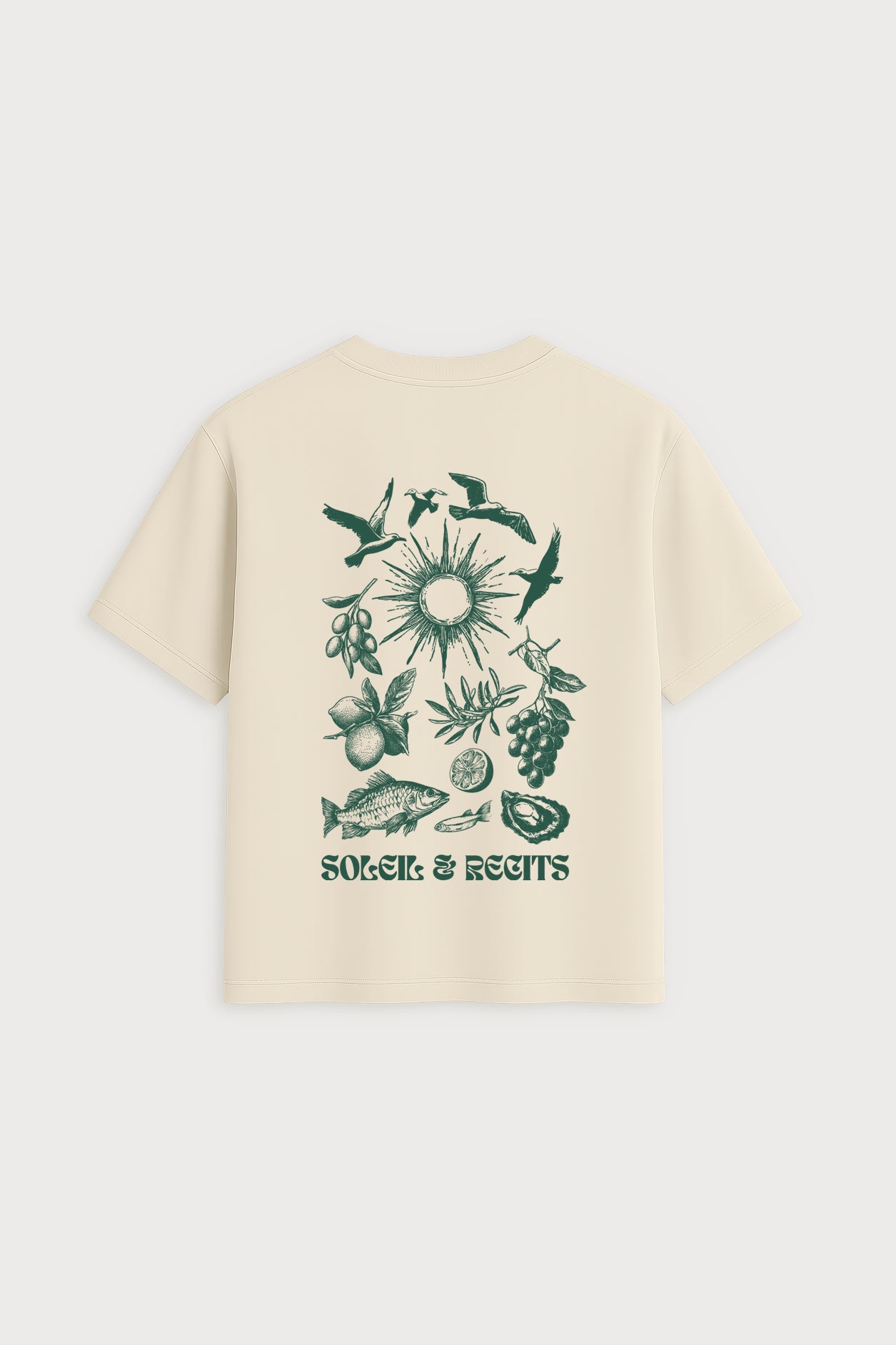 T-SHIRT OVERSIZE SOLEIL & RÉCITS JERSEY COTON