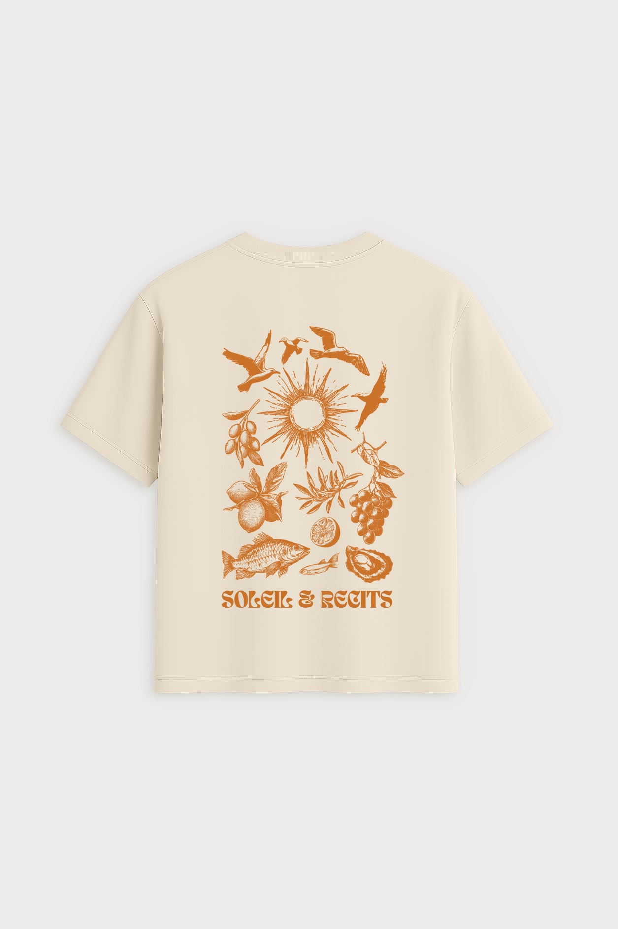 T-SHIRT OVERSIZE SOLEIL & RÉCITS JERSEY COTON