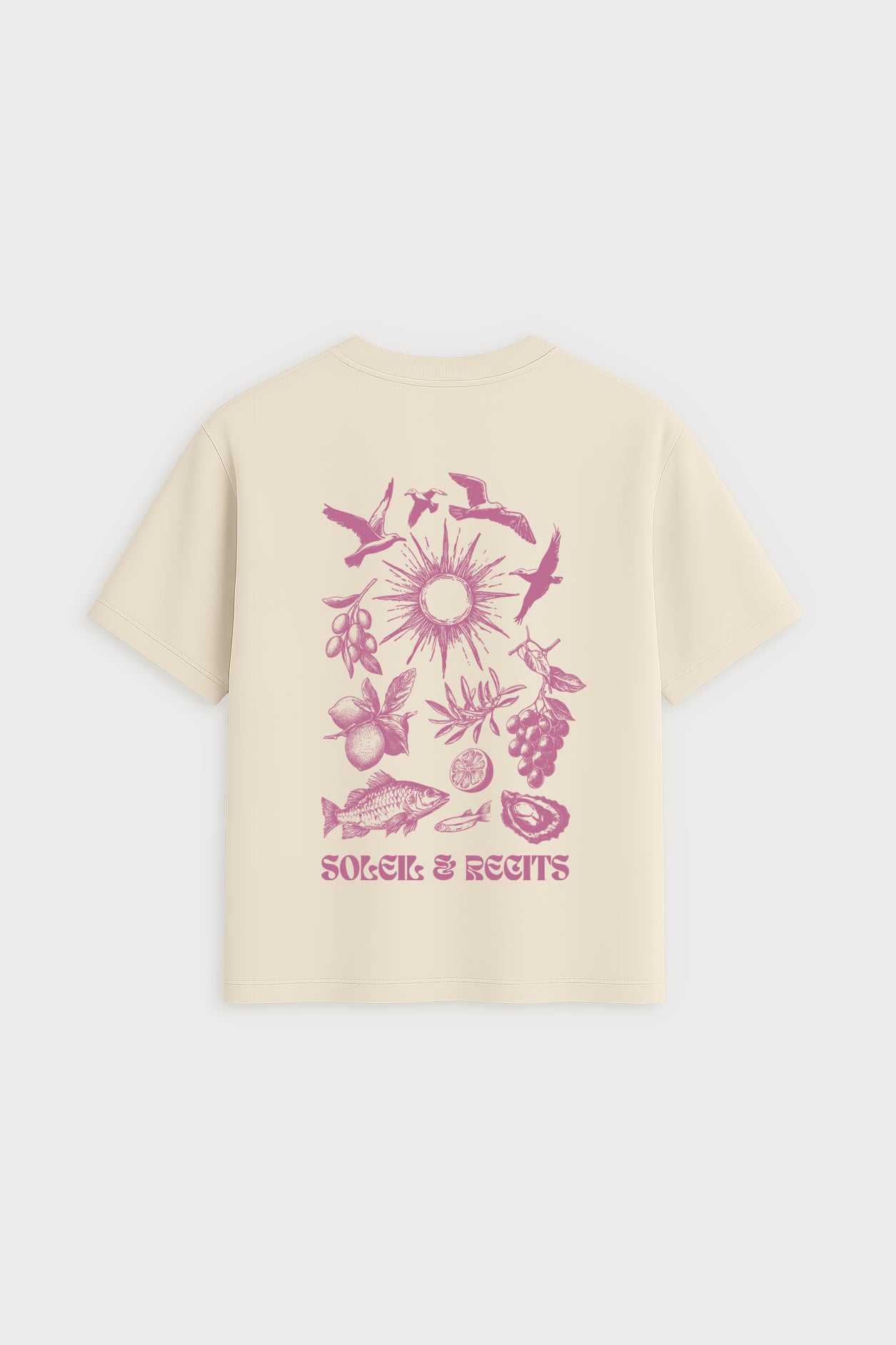 T-SHIRT OVERSIZE SOLEIL & RÉCITS JERSEY COTON