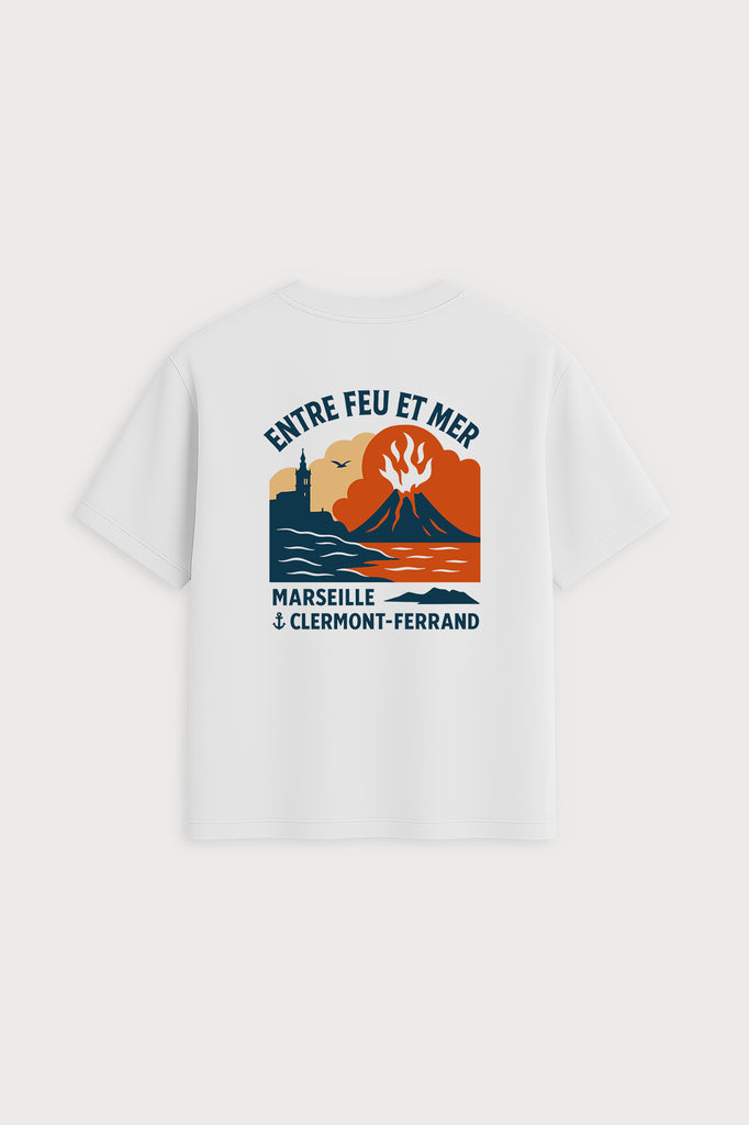 T-SHIRT FEU ET MER JERSEY COTON