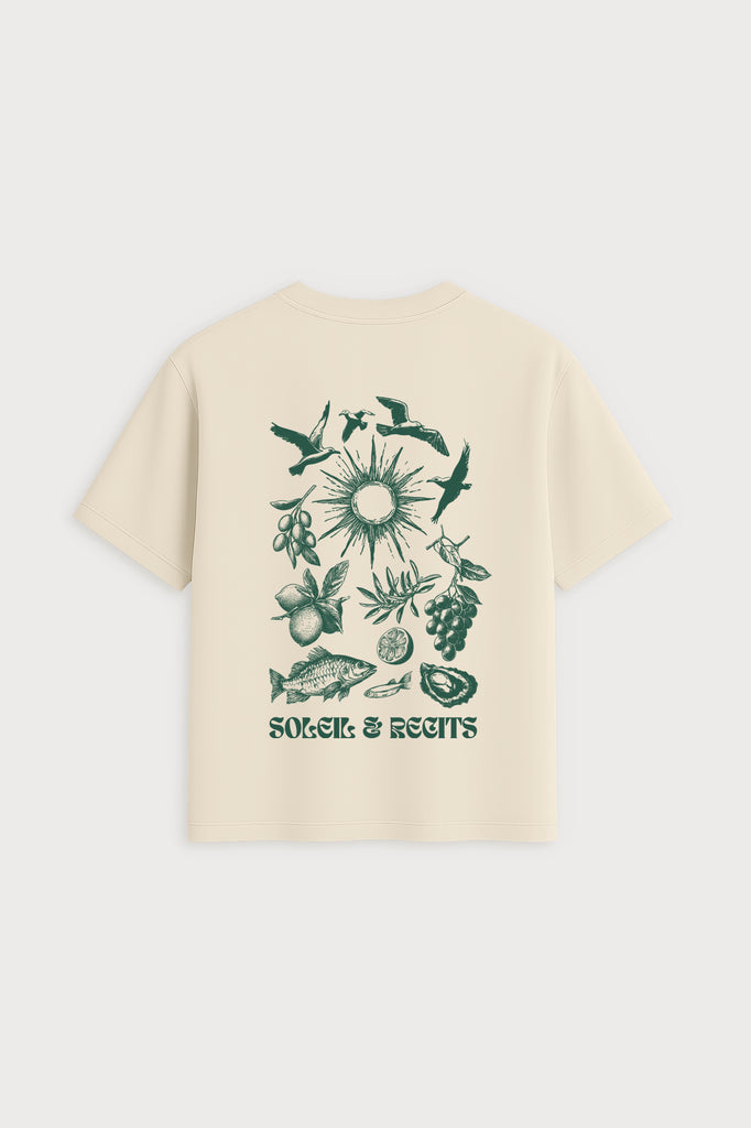 T-SHIRT OVERSIZE SOLEIL & RÉCITS JERSEY COTON